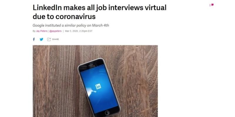 خوفا من كورونا: إجراء مقابلات التوظيف عبر مكالمات الفيديو أو إلغائها